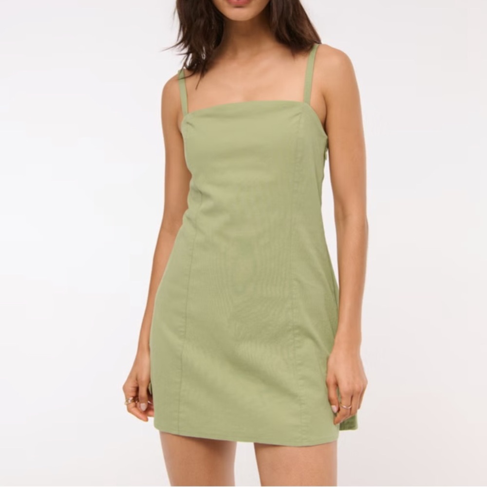 Abercrombie & Fitch Green Mini Dress